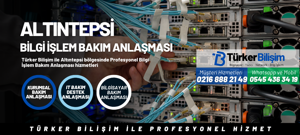 Altıntepsi Bilgi İşlem Bakım Anlaşması