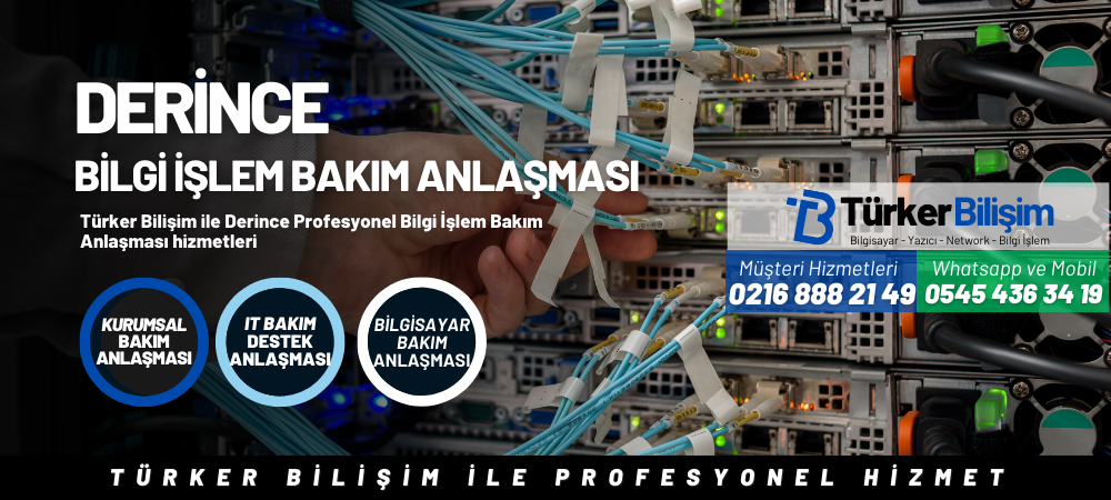 Derince Bilgi İşlem Bakım Anlaşması