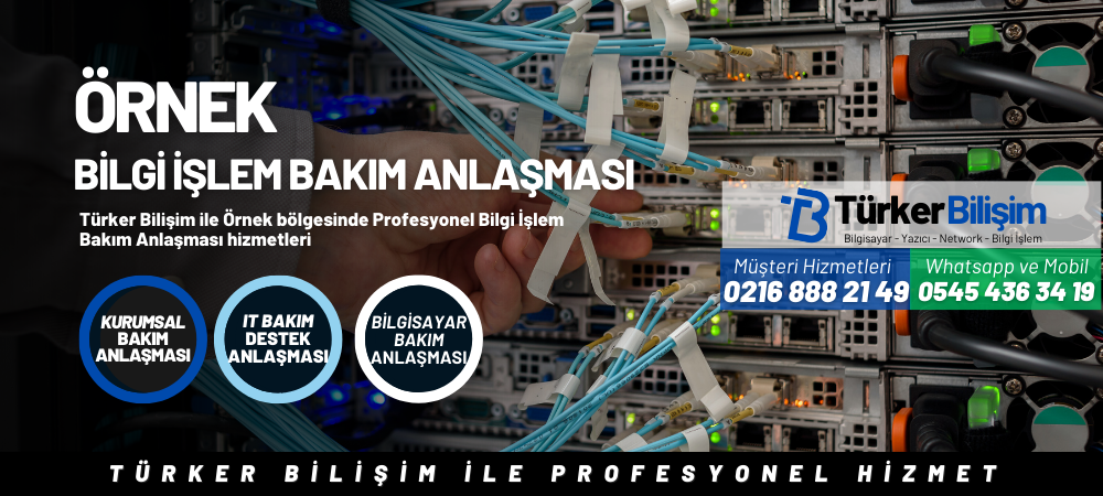 Örnek Bilgi İşlem Bakım Anlaşması