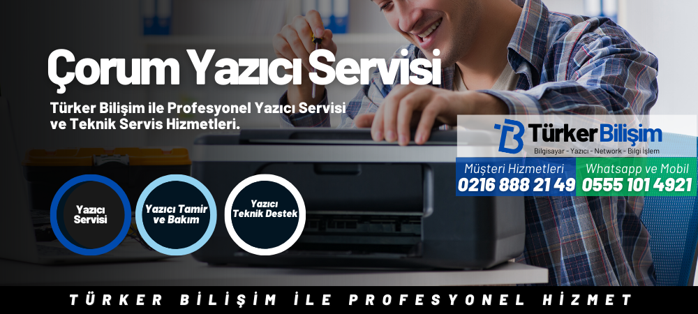 Çorum Canon Yazıcı Servisi